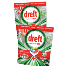 Dreft Platinum+ vaatwascapsules